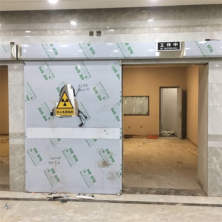 新乡双扇电动防护铅门